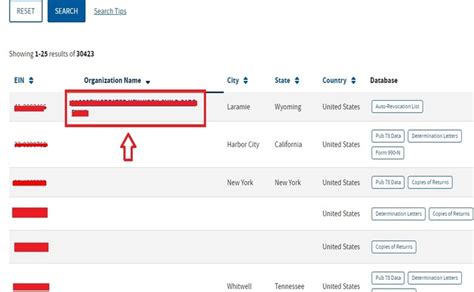 charity registry search